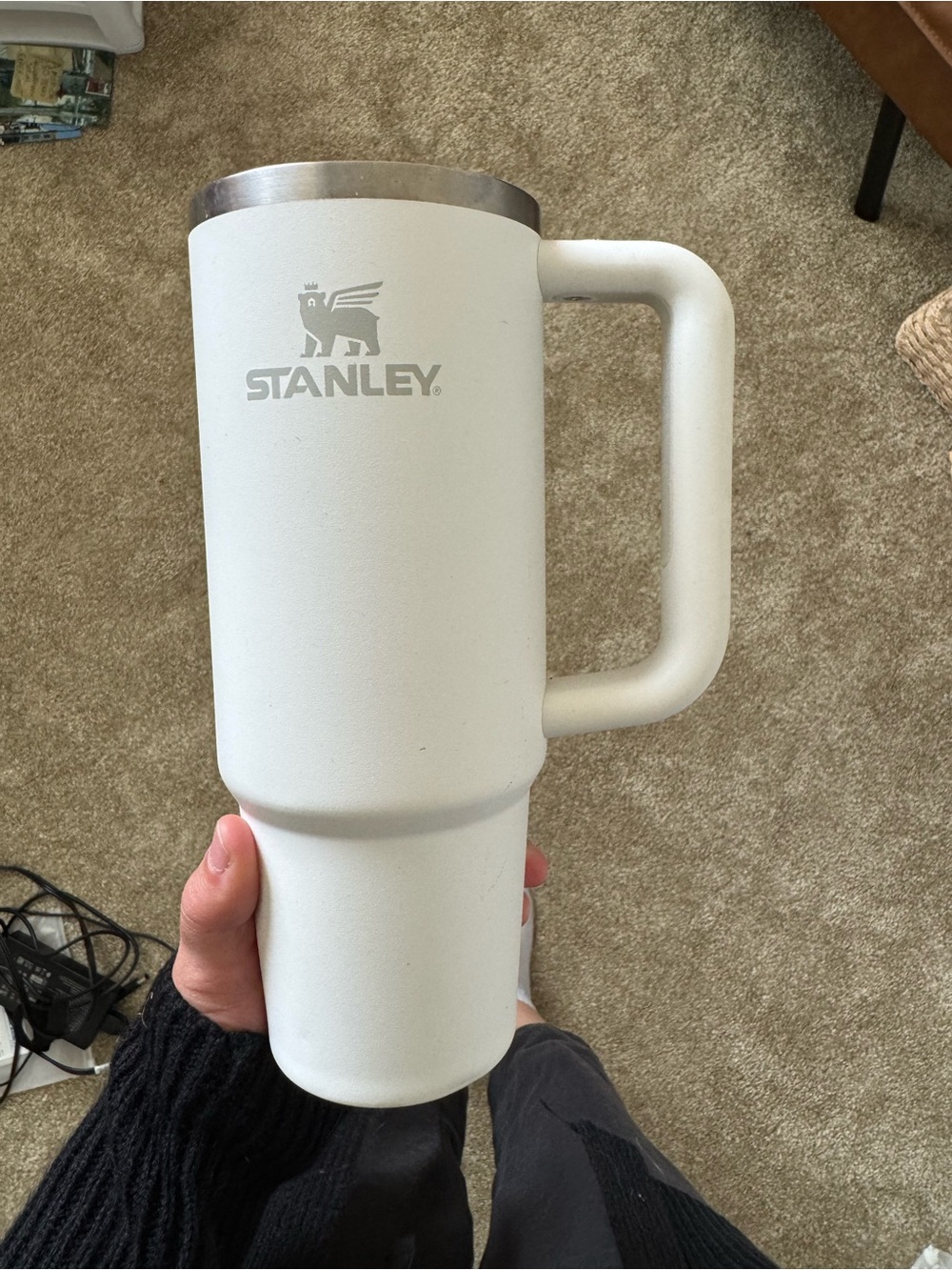 White Stanley Cup (No Lid)